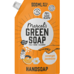 MARCEL’S GREEN SOAP vedelseep jasmiini ja apelsini, täitepakk, 500 ml